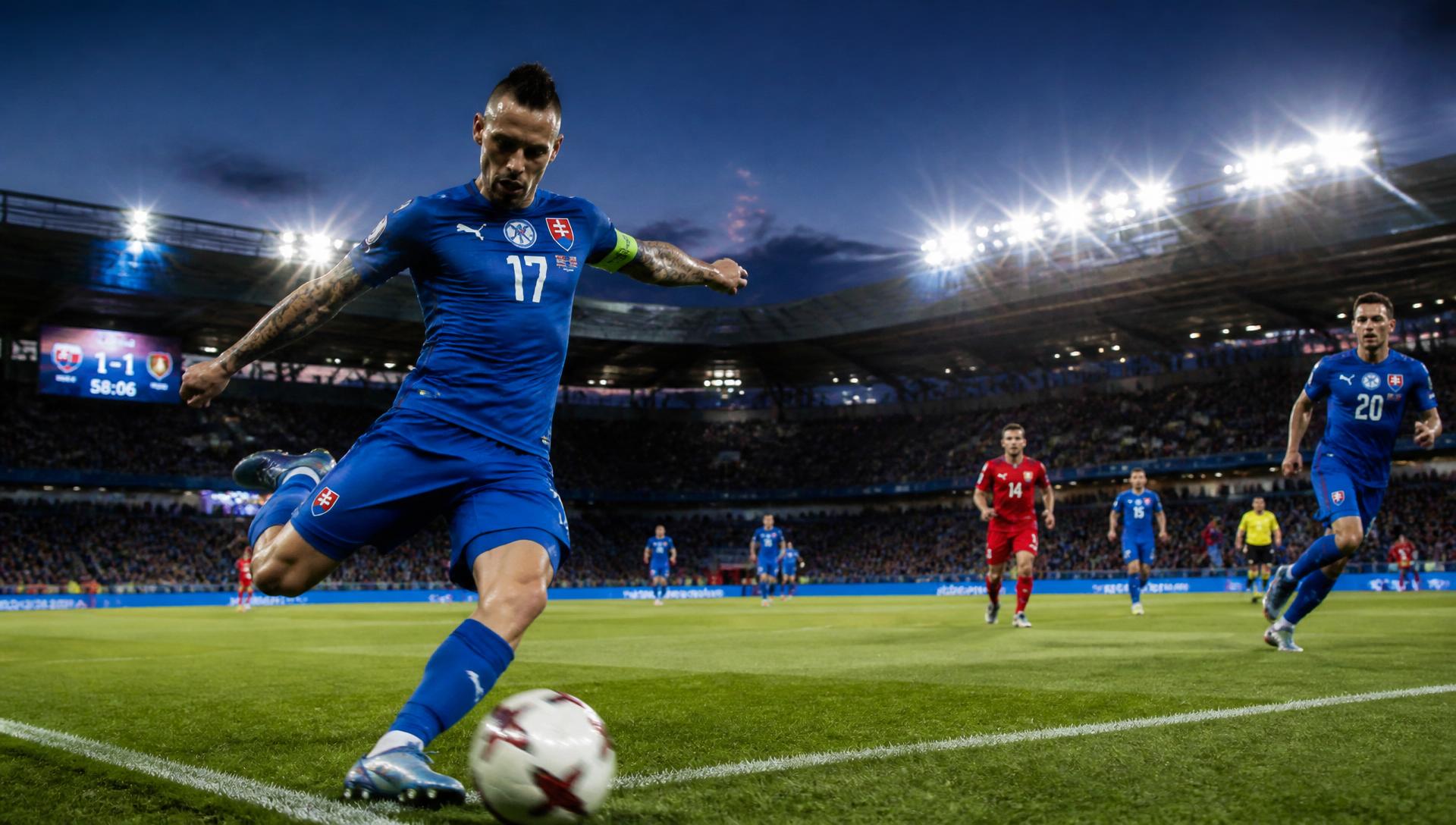 Futbalový zápas na štadióne FK Veča